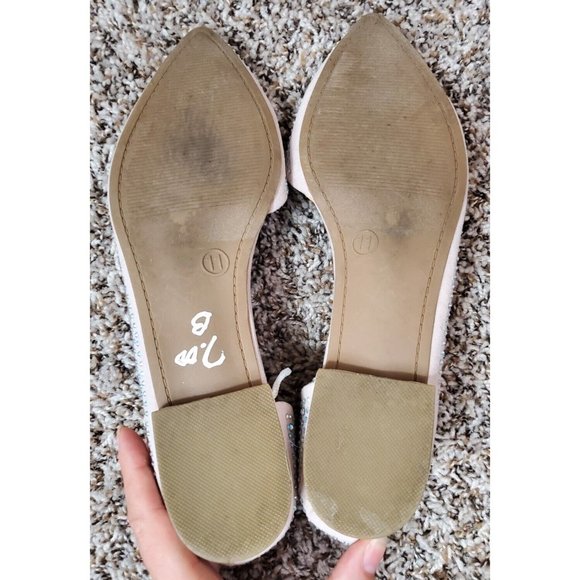 Big Buddha Sparkly Pink Pointed Toe Slip On Flats Sz 11 - Picture 8 of 10